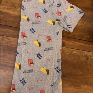 Nike Gray Tee with Logo Print